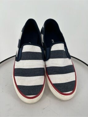 Sperry TOP  SIDER  SEASIDE Sneakers in the Navy Breton Stripe